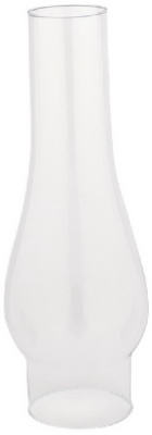 Clear Glass Chimney, 10-In.