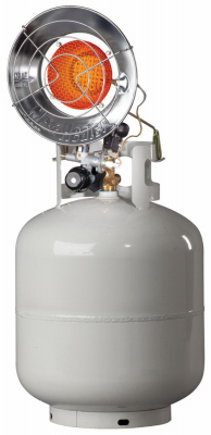 Tank-Top Propane Heater, 10,000-15,000-BTU