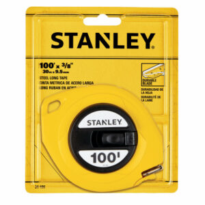 Easy-Wind Steel Tape Measure, 100 Ft.